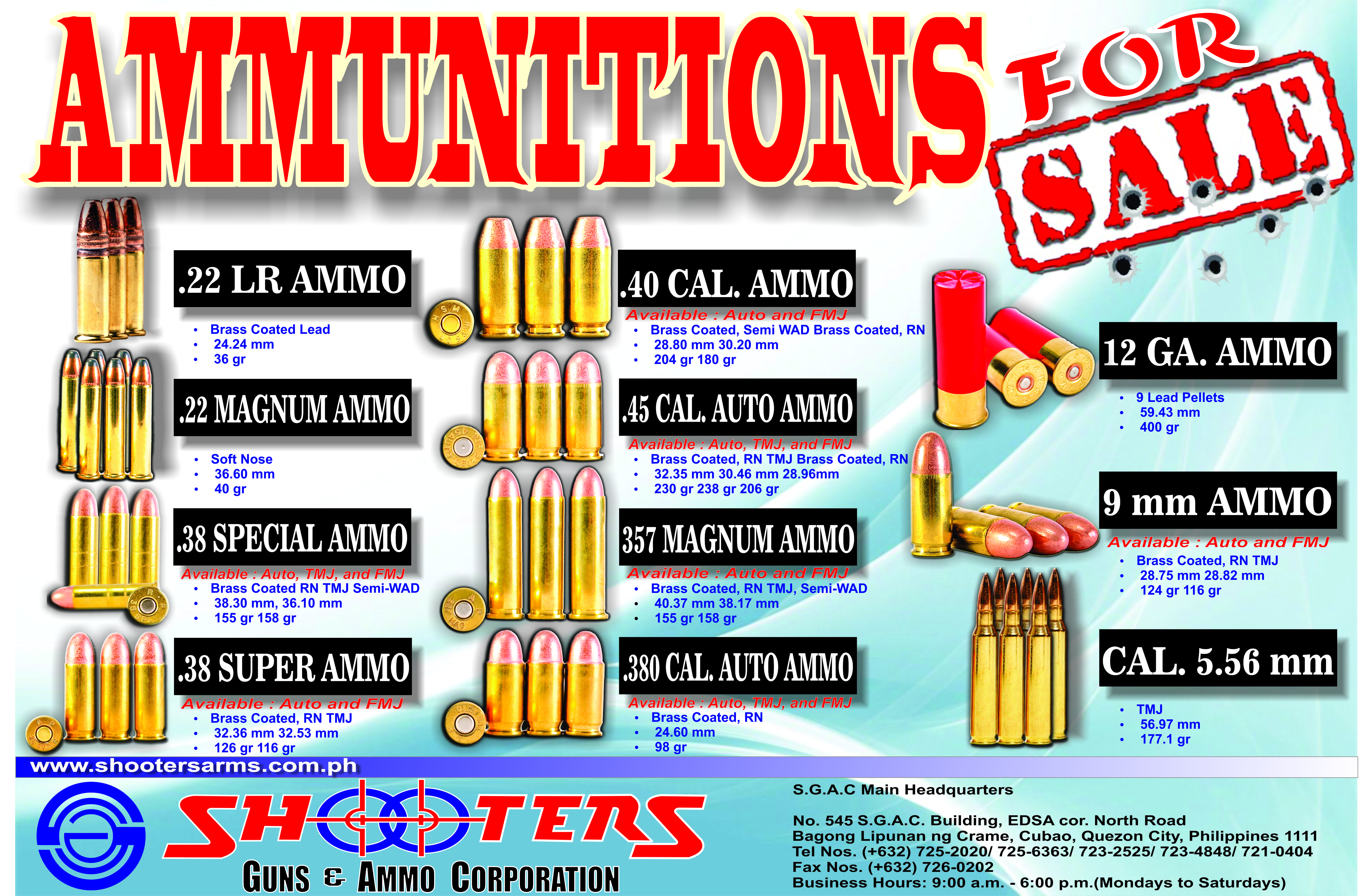 Ammunitions