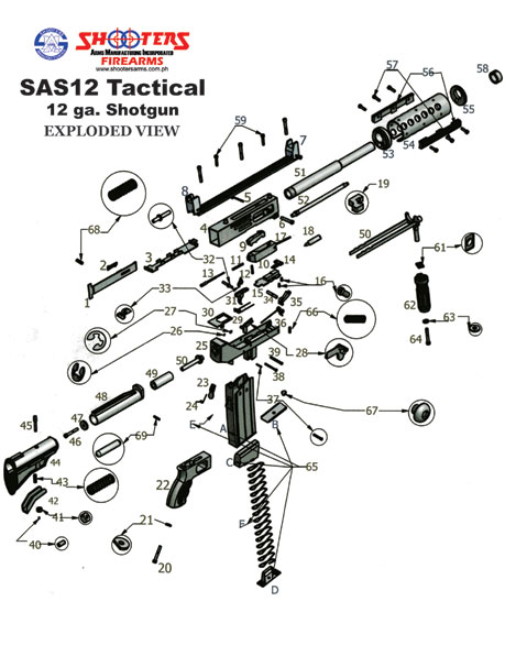 SAS12 Shotgun Tactical